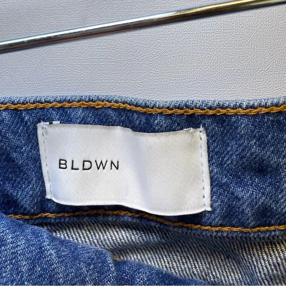 BLDWN High Rise Relaxed Jeans Size 24 denim casual‎